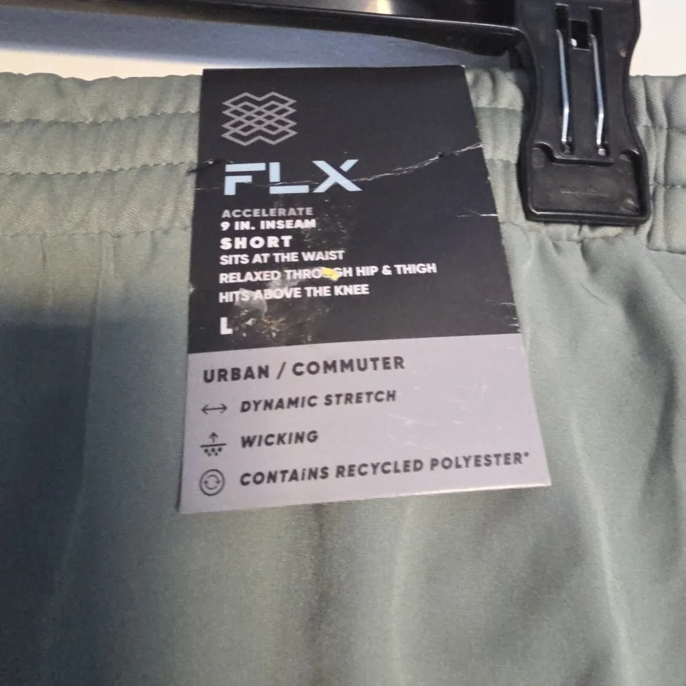 Men's FLX Accelerate 9-Inch Shorts FLX Green NWT
